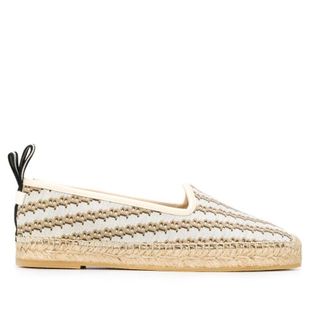 Bally Ladies Eddhie Monogram-print Flat Espadrilles, Brand Size 36 (US Size 5.5)