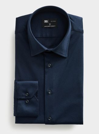 Le 31 Mens Stretch 100% cotton shirt Modern fit