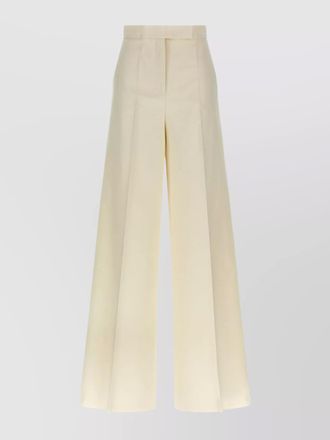 Max Mara cotton wide-leg trousers