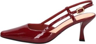 Marc Ellis Pumps met Slingback Bandje en Puntige Neus - Dames - Pumps - Rood - 41 EU - Leer - Schoenen
