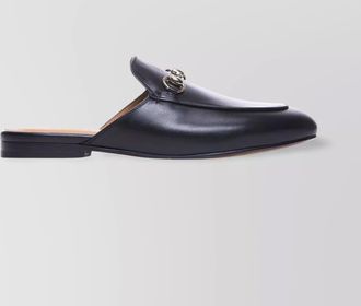 Gucci open back princetown slipper round toe