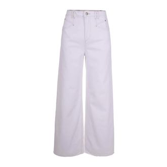 Isabel Marant Wide Trousers - female - Isabel Marant - Wide Trousers - White - 2XS - Trousers