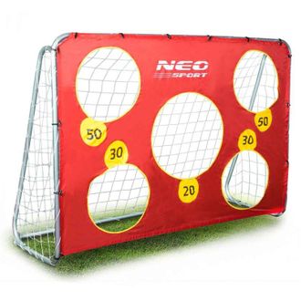 OEM Porter&iacute;a De F&uacute;tbol Grande, Porter&iacute;a De F&uacute;tbol 215 X 153 X 76 Cm + Alfombra De Porter&iacute;a