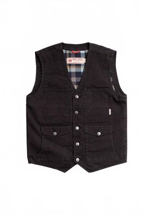 Iron And Resin Mens Bronco Vest In Black