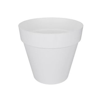 ELHO Maceta De Pl&aacute;stico Redonda Loft Urban Blanca &Oslash; 50 X H.44 Cm 48 L