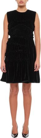 Cecilie Bahnsen Uki Sleeveless Velvet Dress