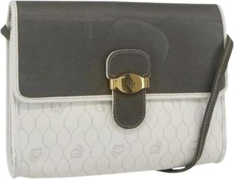 Dior Pre-owned Vintage Schoudertas - Dames - Vintage Schoudertas - Wit - ONE Size - Leer - Vintage