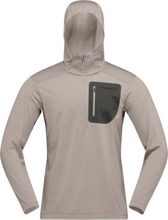 Norr&oslash;na Falketind Warm1 Hood Fleecepullover f&uuml;r Herren | grau