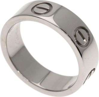 Cartier White Gold White Gold (18K) Band Ring (Pre-Owned)