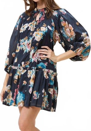 Cleobella Emmanuelle Mini Dress In Vivet Floral Print