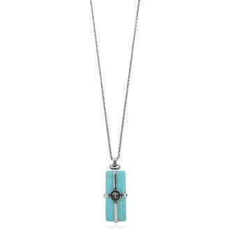 Versace Necklaces, female, Gray, Size: ONE SIZE Aura Necklace