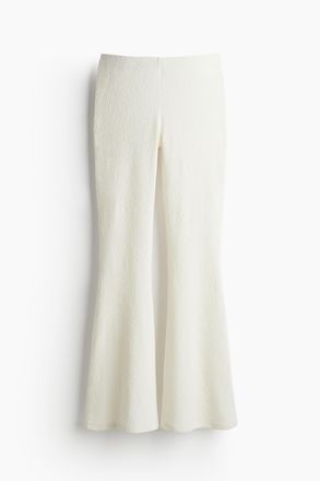H&M Jerseyhose mit Struktur - White