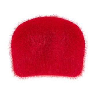 Cesare Gaspari Cappello invernale in ecopelliccia - - Accessories - Donna - Rosso - ONE SIZE