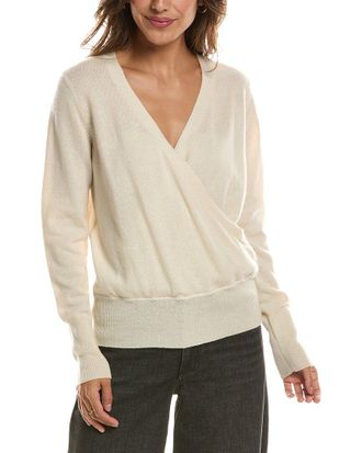 Fort&eacute; Cashmere Drape Surplus 100% Cashmere Sweater