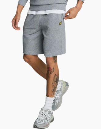 Lyle & Scott Mens Lyle & Scott Mens Shorts Sweat Gym Yoga Summer Beach Bermuda Cotton Terry Fleece Shorts - Grey - Size: 35/34/32