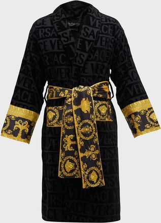Versace Unisex Barocco Sleeve Robe