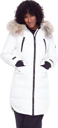 Alpine North UKON - Vegan Down Drawstring Winter Parka in Cream at Nordstrom, Size X-Small