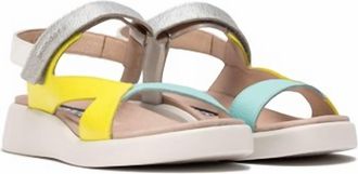 Seven Wonders Womens Open Toe Low Wedge Sandal In Cyber Sea Sea