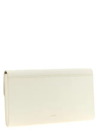 Furla Iride Clutch - Cream