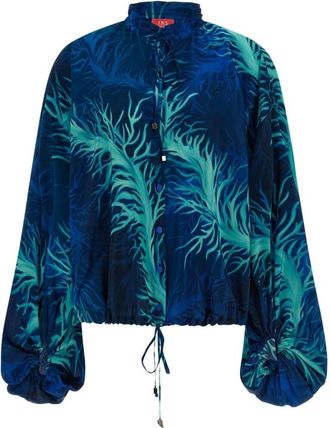 F.R.S. For Restless Sleepers Archilo Shirt - Dames - Overhemden - Blauw - S - Overhemden