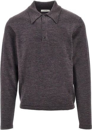 Christophe Lemaire Moulin&eacute; knitted polo shirt Man M
