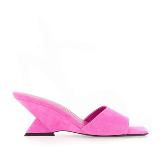 The Attico Heeled Mules, female, Pink, Size: 6 US Cheope Sandalo