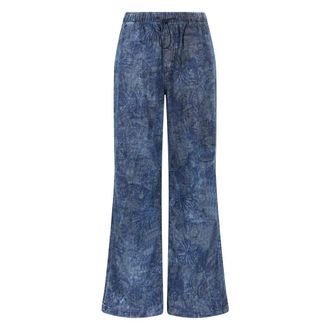 Just Cavalli Wide Jeans, female, Blue, Size: 2XS High-waisted Denim Pants