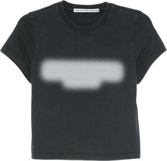 Alexander Wang Embossed Graphic-print T-shirt