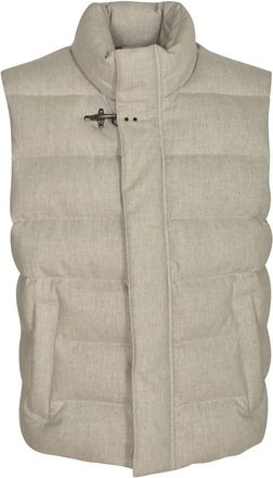 Fay Stijlvol Vest - Heren - Bodywarmers - Beige - XL - Polyester - Jassen