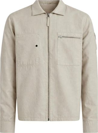 C.P. Company Shirt Jacket - Heren - Zomerjassen - Beige - XL - Katoen - Jassen