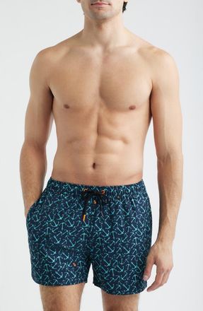 Save The Duck Ademir Swim Trunks in Anchors - Eco Diver at Nordstrom, Size Xx-Large