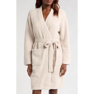 Barefoot Dreams CozyChic Robe in Stone at Nordstrom, Size Large