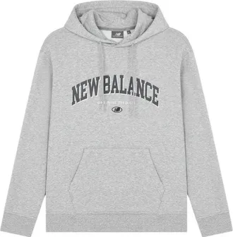 New Balance Lifestyle Hoodie Asia Sizing Beige Black 5CC17141-GR