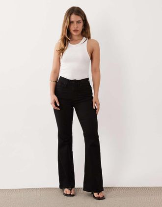 Good American Petite - Good - Jeans a zampa neri-Nero