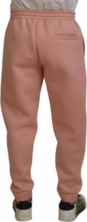 Dolce & Gabbana Pink Polyester SweatMens Jogger Mens Pants (Pre-Owned)