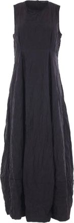 Maria Calderara Abito midi smanicato - Nero