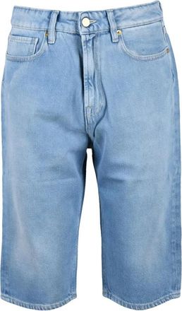 Cycle Bermuda - Dames - Denim shorts - Blauw - W30 - Katoen - Korte Broeken
