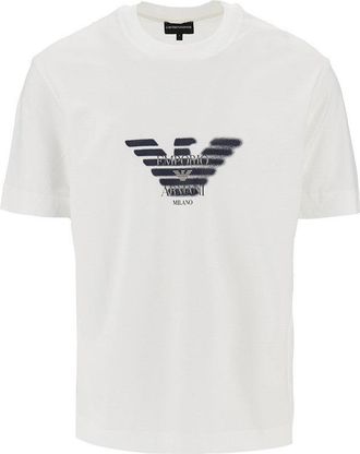Emporio Armani Jersey T-shirt with logo print Man XL