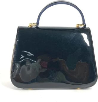 Louis Vuitton Pre-owned Vintage Monogram Patent Handbag - Dames - Vintage Handtas - Zwart - ONE Size - Vintage