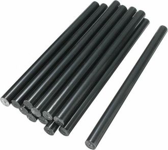 Trade Shop Trade Shop - 84 Stick Colla A Caldo Nera Ricarica Per Pistola Lungo 18 Cm Diametro 7 Mm