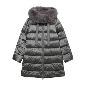 Oltre Mujer, Abrigos, Gris, Talla: L