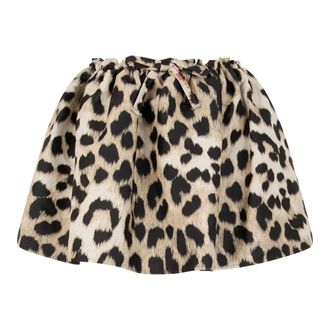 Givenchy Mini pleated skirt in leopard jacquard - female - Givenchy - Short Skirts - Multicolor - XS - Skirts