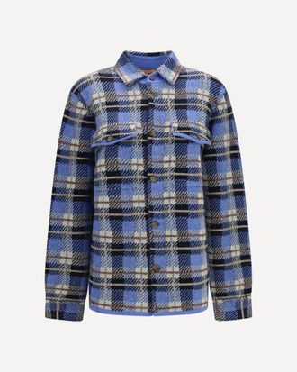 Guest In Residence Camicia a quadri in cashmere Woman M