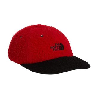 The North Face Logo Motief Baseball Cap - Heren - Outdoor handschoenen - Rood - ONE Size - Wol - Fitness