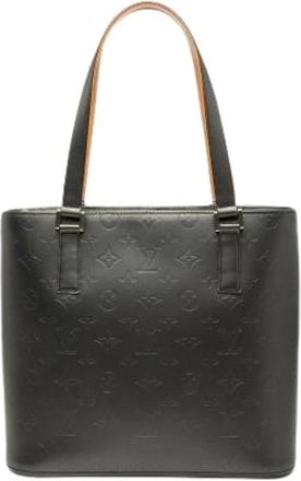 Louis Vuitton Pre-owned Tote Bags, female, Gray, Size: ONE SIZE Pre-owned The Stockton