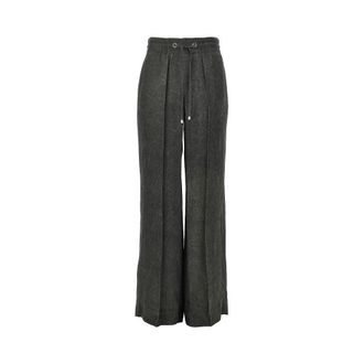 Seafarer Irregularly dyed satin Breeze pants Woman 42