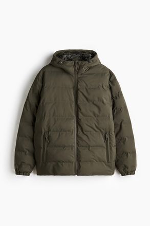 H&M Wasserabweisende Pufferjacke in Regular Fit - Khakigr&uuml;n