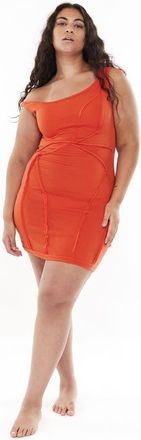 Mother of All Papper Off Shoulder Mini Dress in Orange at Nordstrom, Size X-Small Eu