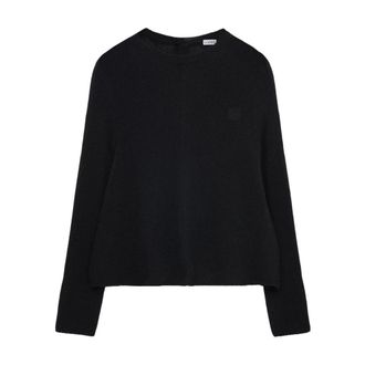 Loewe Jumper - female - Loewe - Round-neck Knitwear - Black - S - Knitwear