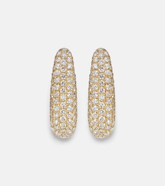 Anita Ko Claire Petite 18kt gold (750/1000) earrings with diamonds